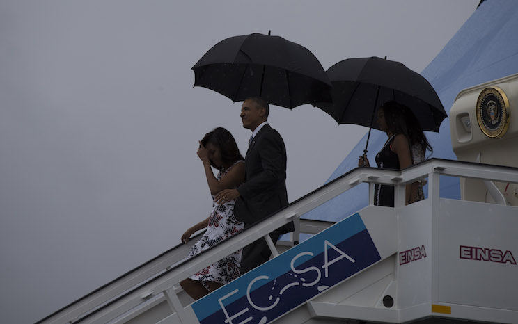 Obama llega a Cuba